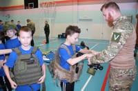 На занятиях  «Добровольца» и Северо-cлавянской общины