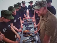 На занятиях  «Добровольца» и Северо-cлавянской общины