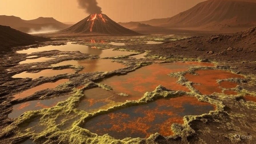 Вулканические выбросы серы помогли создать благоприятную для жизни парниковую атмосферу на древнем Марсе — исследование