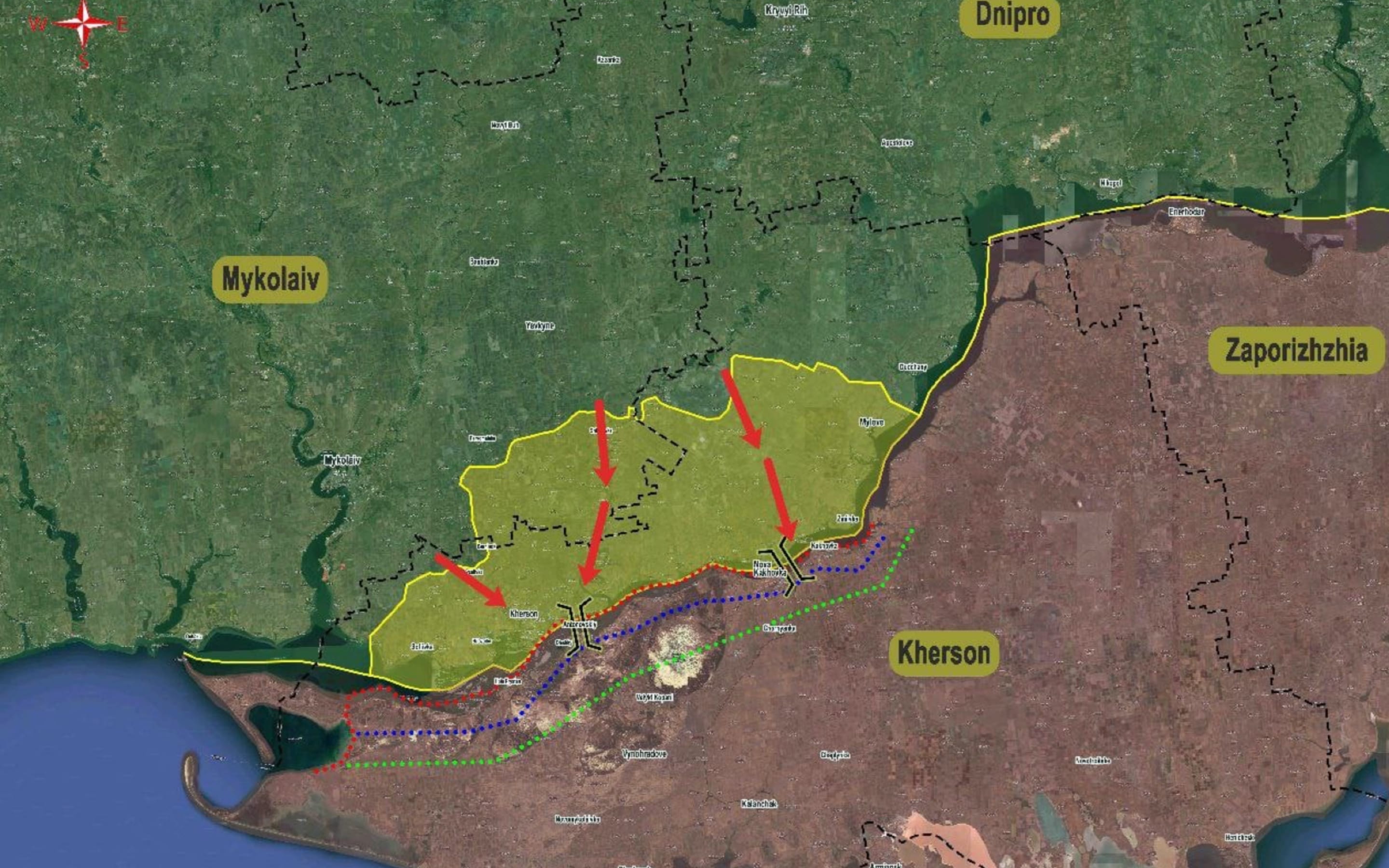 HIMARS достанут до Крыма, отступающим из Херсона вырыли свежие окопы. Что происходит на фронте