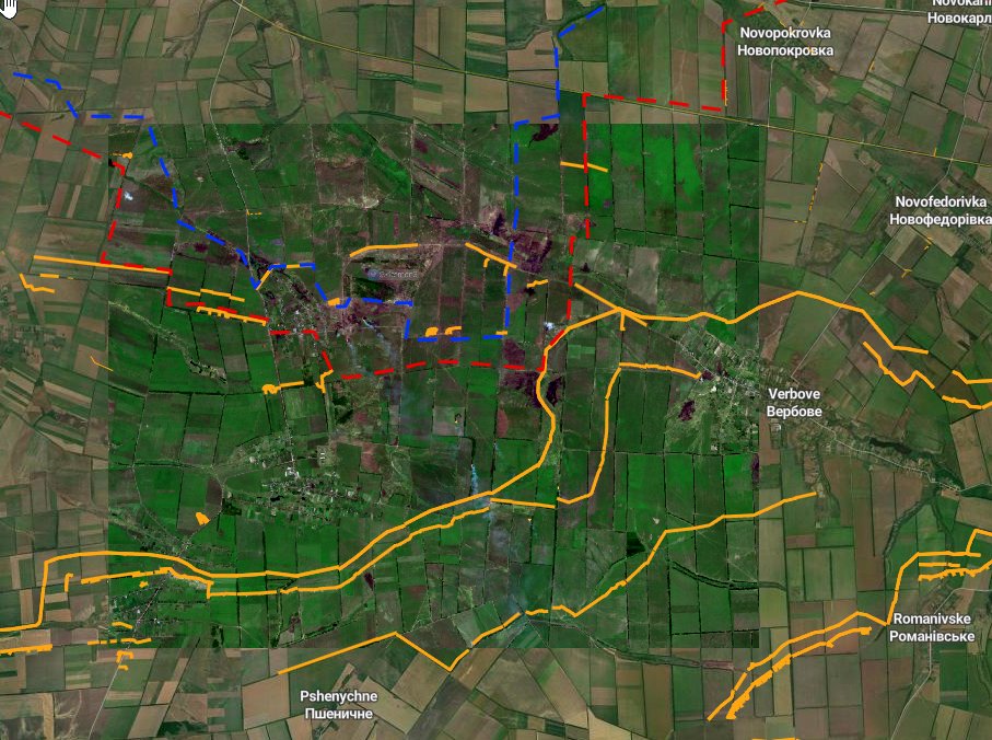 Обстановка в районе Работино по версии Def Mon
