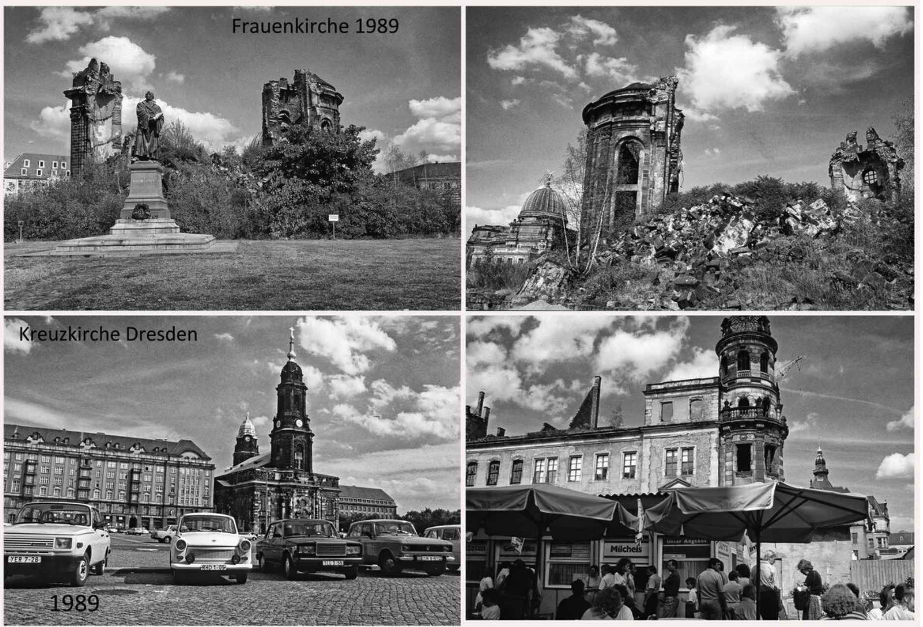 Дрезден в 1989 году