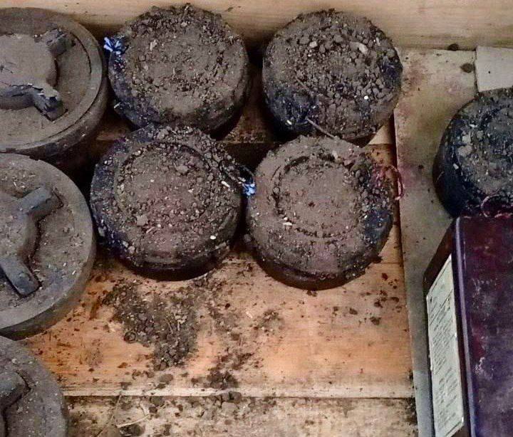 Замаскированные российские противопехотные мины