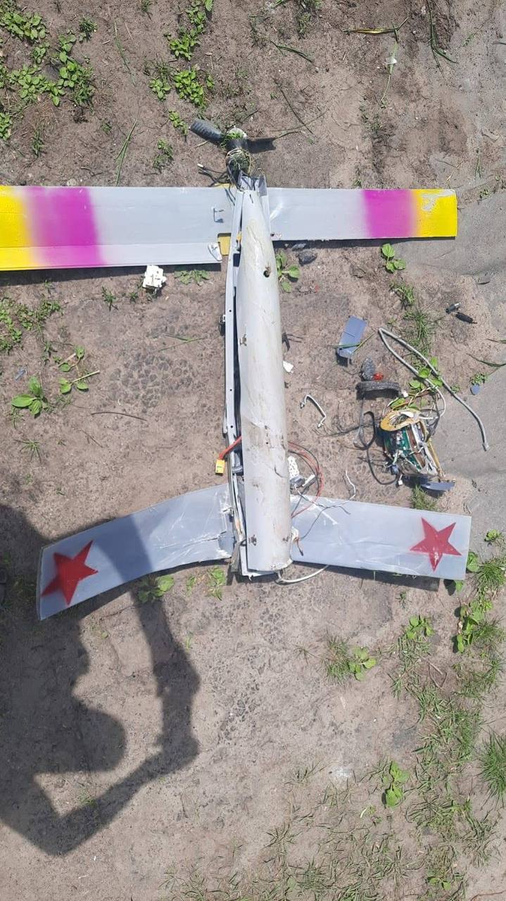 Российский дрон из «роя», атаковавшего Великий Бурлук