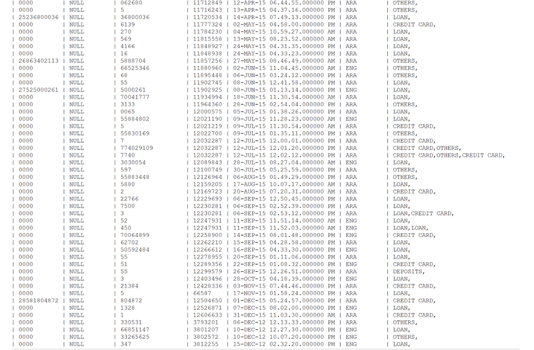 Скриншот логов взлома катарского банка, найденных на сервере ГРУ