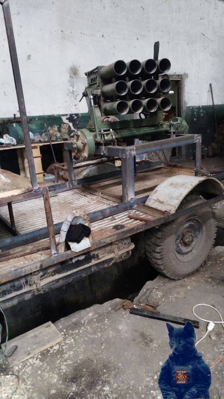 Северокорейская РСЗО калибра 107 мм на «Буханке»