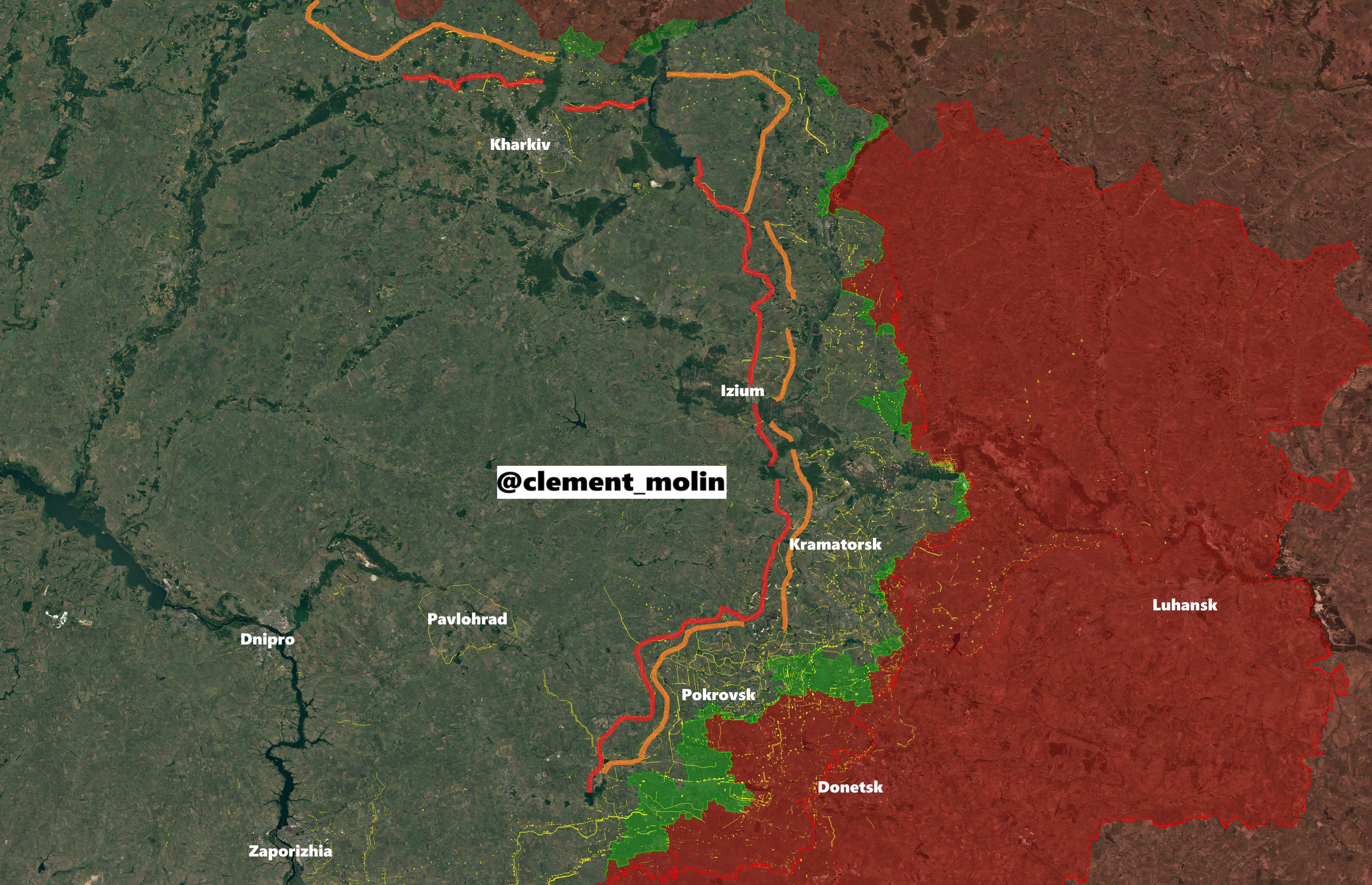 Новые линии обороны на востоке Украины