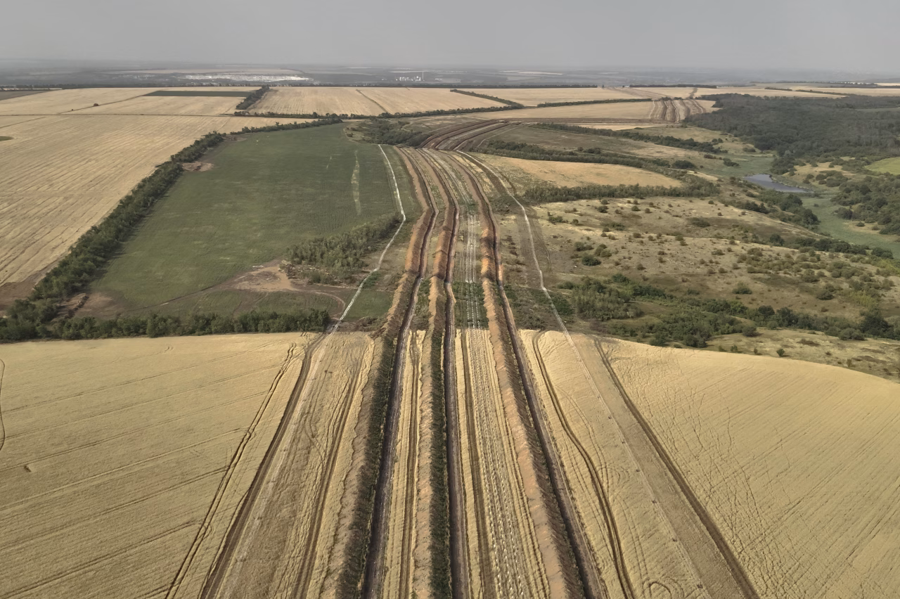 Одна из украинских линий обороны