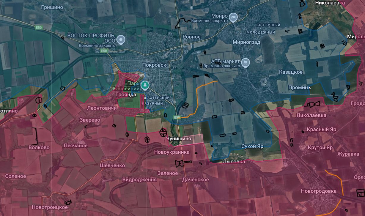 Ситуация в районе Покровска (до 2016 года — Красноармейск) по версии Анатолия Радова