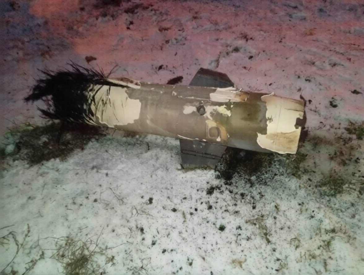 Ступень отработавшей зенитной ракеты PAC-3 MSE от ЗРК MIM-104F Patriot в Харькове