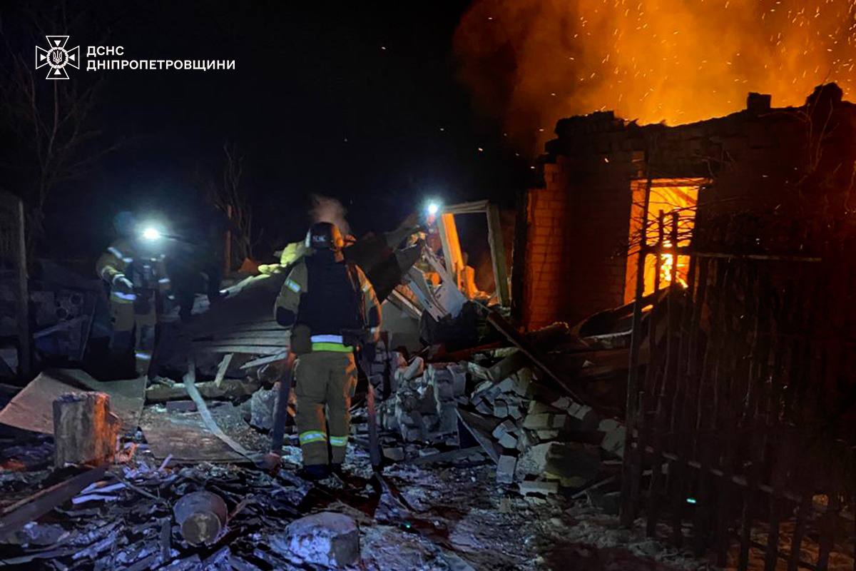 Последствия российского налета на Кривой Рог в ночь на 21 января 2026 года