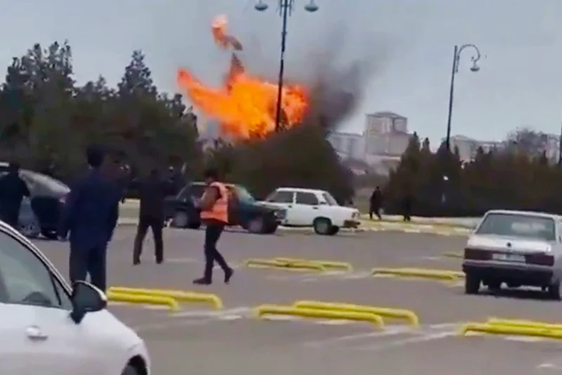 Удар беспилотника по аэропорту Нахичевань в Азербайджане